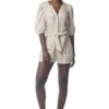 Synergy Organic Clothing Cadence Romper - Chateau Gray Sale 1 Synergy Organic Clothing Cadence Romper - Chateau Gray Sale