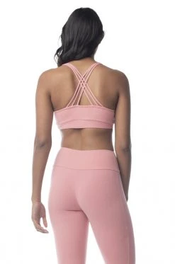 Synergy Organic Clothing Rhythm Yoga Bra - Mauve