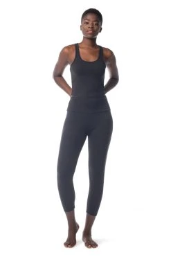 Synergy Organic Clothing 7/8 Legging - Black 11 Synergy Organic Clothing 7/8 Legging - Black