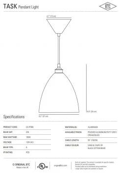 Ameico Lighting Task Pendant Light 9 Ameico Lighting Task Pendant Light