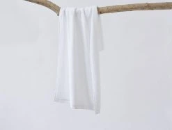 Coyuchi Temescal Ribbed Towels - Alpine White Home Goods
