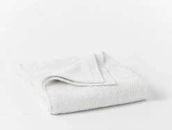Coyuchi Temescal Ribbed Towels - Alpine White Home Goods