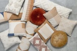 Casa Amarosa Terra Stripe Lumbar Pillow Cover Home Goods