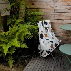 Anne Gates Studio Cozy Gifts Terrazzo Upcycled Throw Blanket