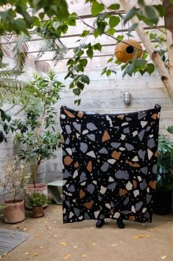 Anne Gates Studio Cozy Gifts Terrazzo Upcycled Throw Blanket
