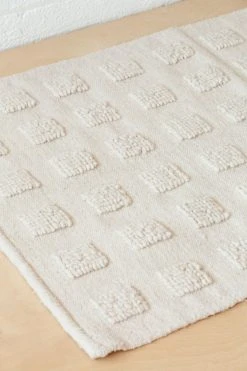 Territory Design Home Goods Cuadro Wool Rug - Cream