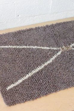 Territory Design Exis Wool Shag Rug - Cinder