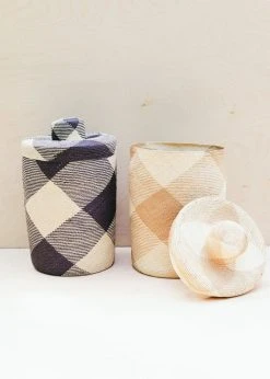 Territory Design Japa Tall Basket - Midnight Home Goods