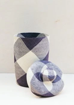 Territory Design Japa Tall Basket - Midnight Home Goods