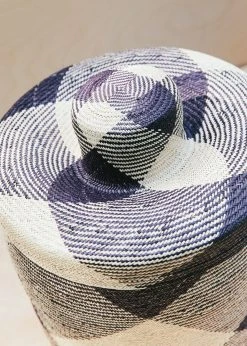 Territory Design Japa Tall Basket - Midnight Home Goods