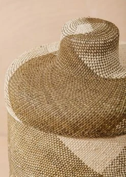 Territory Design Japa Tall Basket - Olive