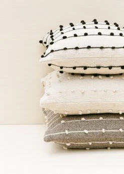 Territory Design Loops Throw Pillow Cover - Black Home Goods