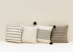 Territory Design Loops Throw Pillow Cover - Black Home Goods