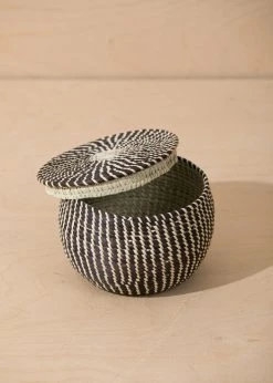 Territory Design Millet Lidded Basket Home Goods