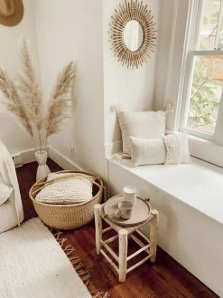 Territory Design Raya Lumbar Pillow Cover - Cream