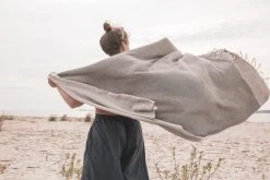 Territory Design Tunisian Beach / Bath Towel - Black Home Goods