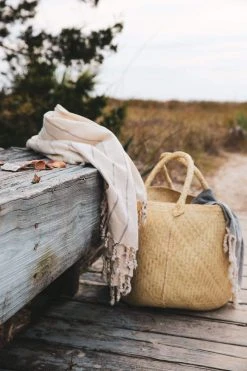 Territory Design Tunisian Beach / Bath Towel - Cream