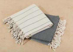 Territory Design Tunisian Beach / Bath Towel - Cream