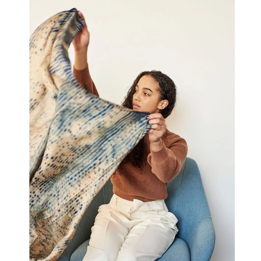 Studio Variously Tesu Silk Scarf Accessories 5 Studio Variously Tesu Silk Scarf Accessories