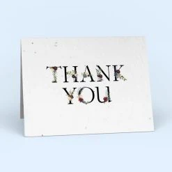 Cute Root Assorted Thank You Plantable Cards - 10 Pack Greeting Cards