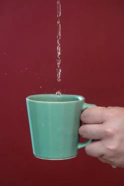 The Bright Angle Monday Porcelain Mug - Mica Black