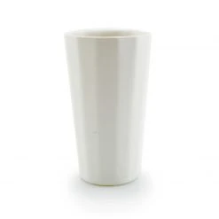 The Bright Angle Porcelain Pint Cup - Silk White