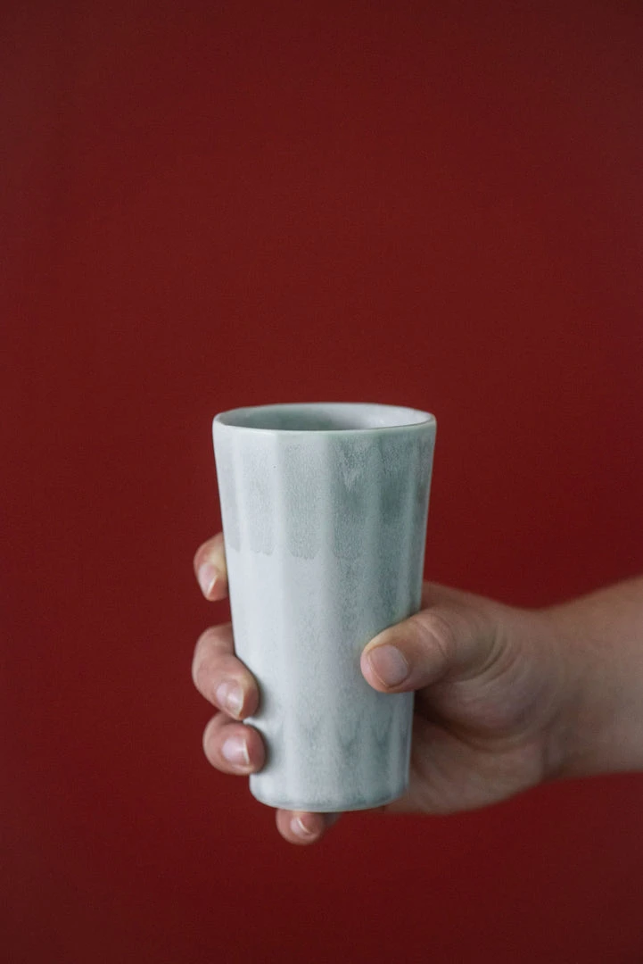 The Bright Angle Porcelain Pint Cup - Smoke Gray 6 The Bright Angle Porcelain Pint Cup - Smoke Gray