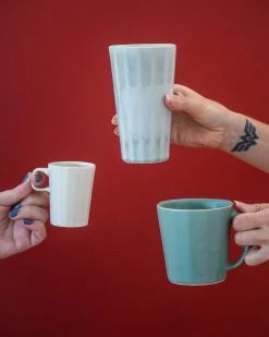 The Bright Angle Porcelain Pint Cup - Smoke Gray 11 The Bright Angle Porcelain Pint Cup - Smoke Gray