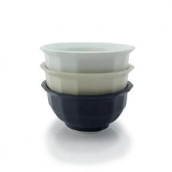 The Bright Angle Porcelain Soup Bowl - Smoke Gray Kitchen + Dining