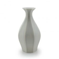 The Bright Angle Table Vase - Smoke Gray