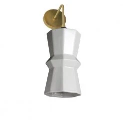 The Bright Angle Tessellation 1 Porcelain Wall Sconce