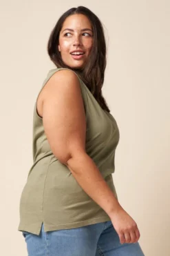 The Standard Stitch Made In USA Vintage Tank - Sage