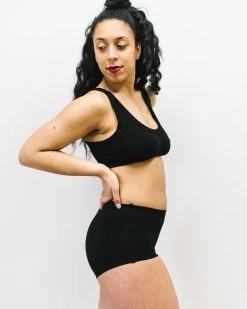Thunderpants USA Plain Black Bralette Best Sellers