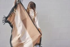 Studio Variously Home Goods Toast Merino Throw Blanket