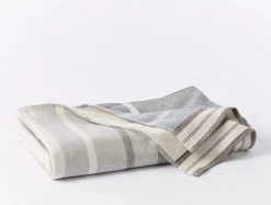 Coyuchi Tomales Beach Towel - Shadow / Indigo