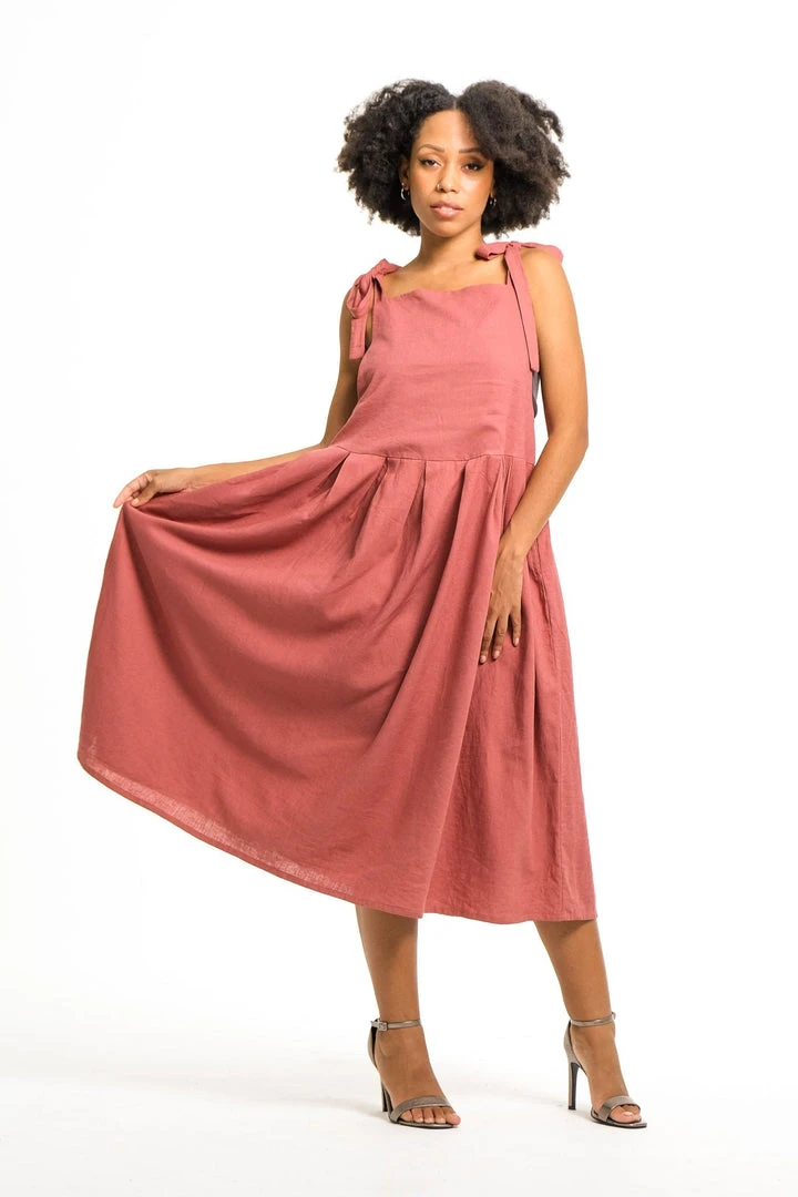 Tonlé Clothing Skylar Upcycled Dress 3 Tonlé Clothing Skylar Upcycled Dress