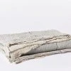 Coyuchi Topanga Matelasse Blanket - Neutral Stripe