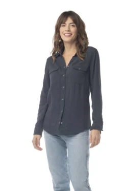 Synergy Organic Clothing True Blue Top - Black