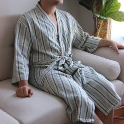 Anatolico Sky Unisex Turkish Robe Home Goods