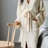 Ettitude Best Sellers Unisex Bamboo Waffle Robe - Natural