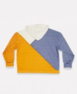 Anchal Patchwork Unisex Hoodie - Mustard Clothing