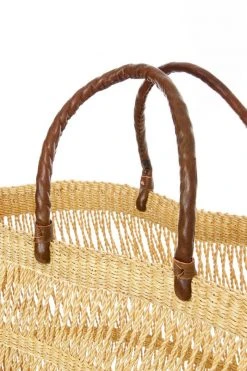 Swahili African Modern Veta Vera Lace Weave Shopper