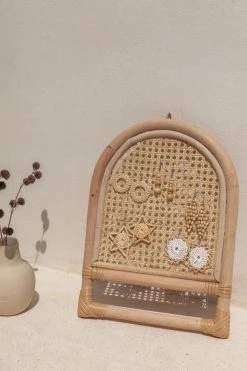 Village Thrive Arch Rattan Jewelry Hanger Home Goods