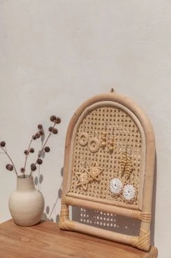 Village Thrive Arch Rattan Jewelry Hanger Home Goods