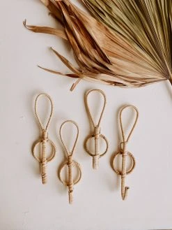 Village Thrive Banyak Rattan Wall Hook Set Home Goods