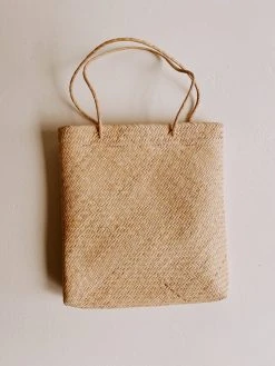 Village Thrive Accessories Bela Rattan Tote Bag