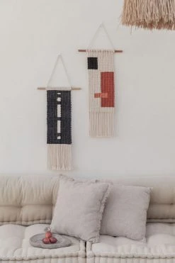Village Thrive Block Macrame Wall Hanging Home Goods
