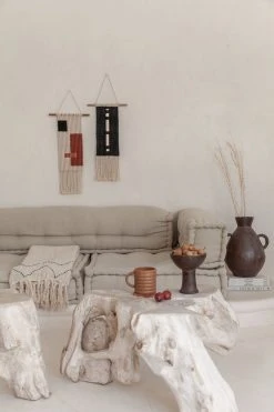 Village Thrive Block Macrame Wall Hanging Home Goods