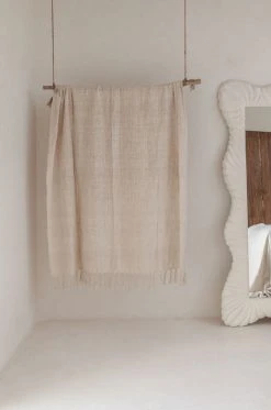 Village Thrive Natural Tone Throw Blanket