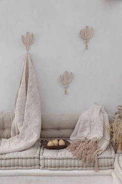 Village Thrive Natural Tone Throw Blanket